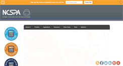 Desktop Screenshot of ncspa.org
